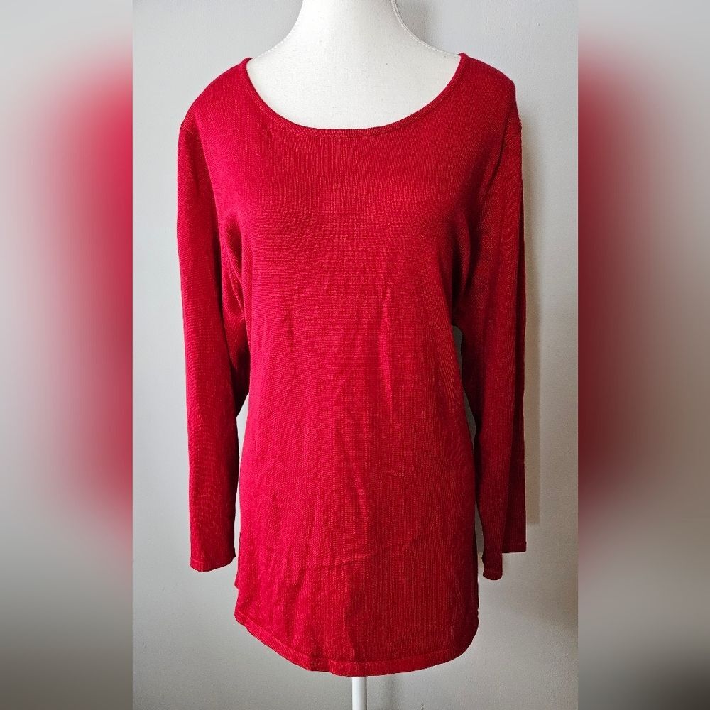 NWT Tahari Scoop Neck Sweater Plus Size 2X